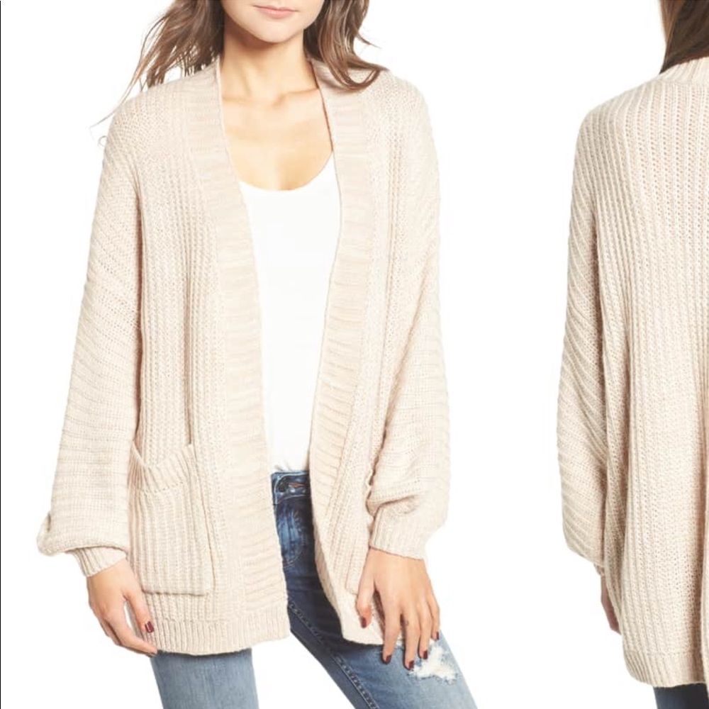 Drapey Sleeve Cardigan